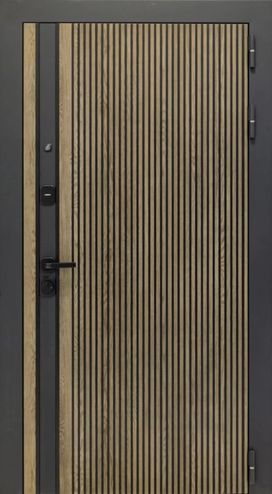 Входная дверь ДвериПРО Rosna ФЛ-609 (L-52, 10мм, белый матовый) DPRO196520 внешняя сторона