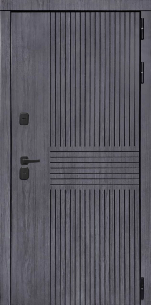 Входная дверь ДвериПРО Берген ФЛЗ-603 Бетон снежный DPRO196706 внешняя сторона