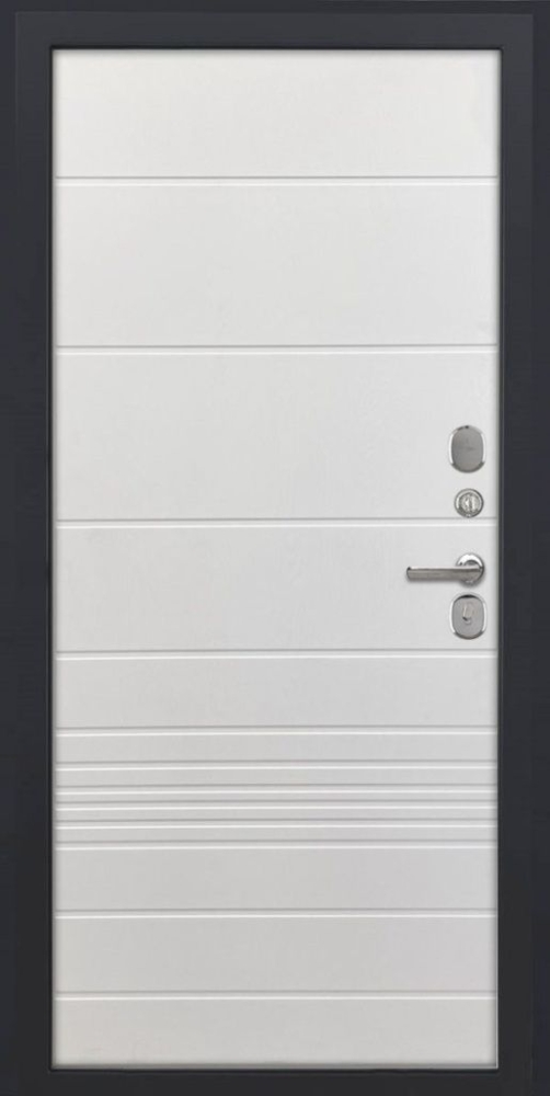 Входная дверь ДвериПРО Берген ФЛ-700 (10мм, ясень белый) DPRO196552 внутренняя сторона