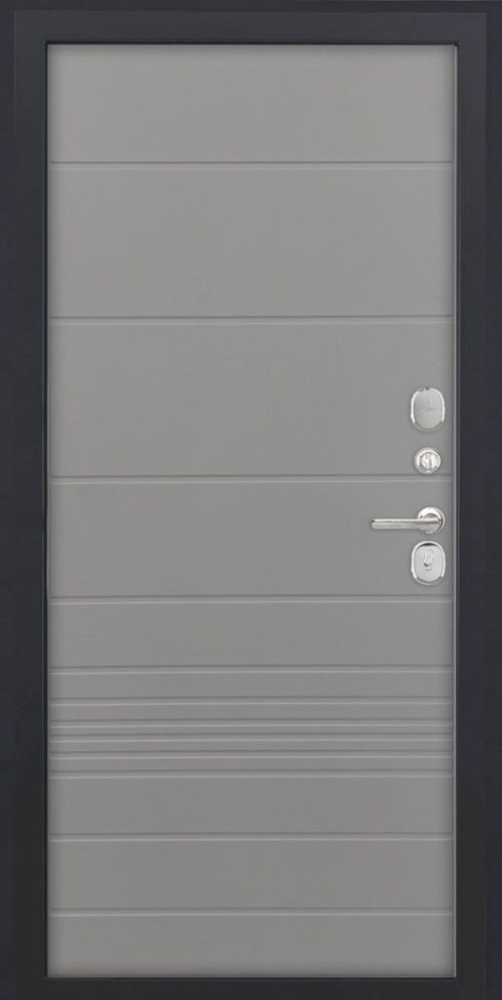 Входная дверь ДвериПРО Квадро ФЛ-700 (10мм, ясень грей) DPRO195478 внутренняя сторона