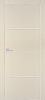 Межкомнатная дверь PX-2  AL кромка с 4-х ст. Бежевый матовый