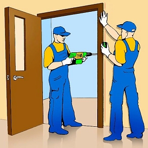 Установка металлической входной двери Установка металлической входной двери